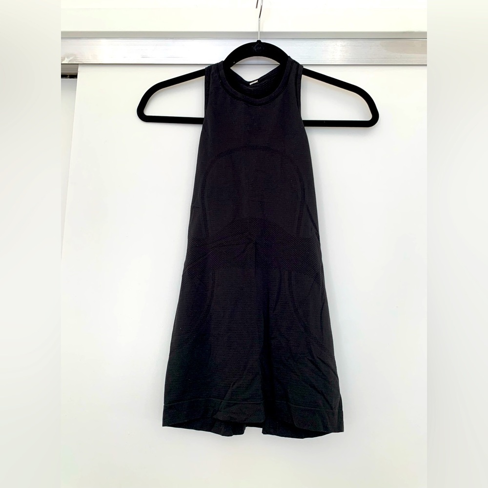 Black LuLulemon Racerback Tank Top